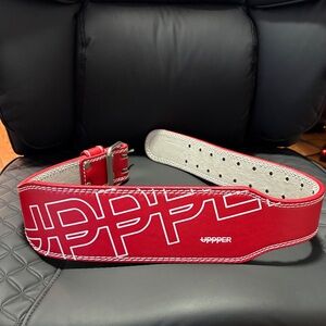 Red Weightlifting Belt